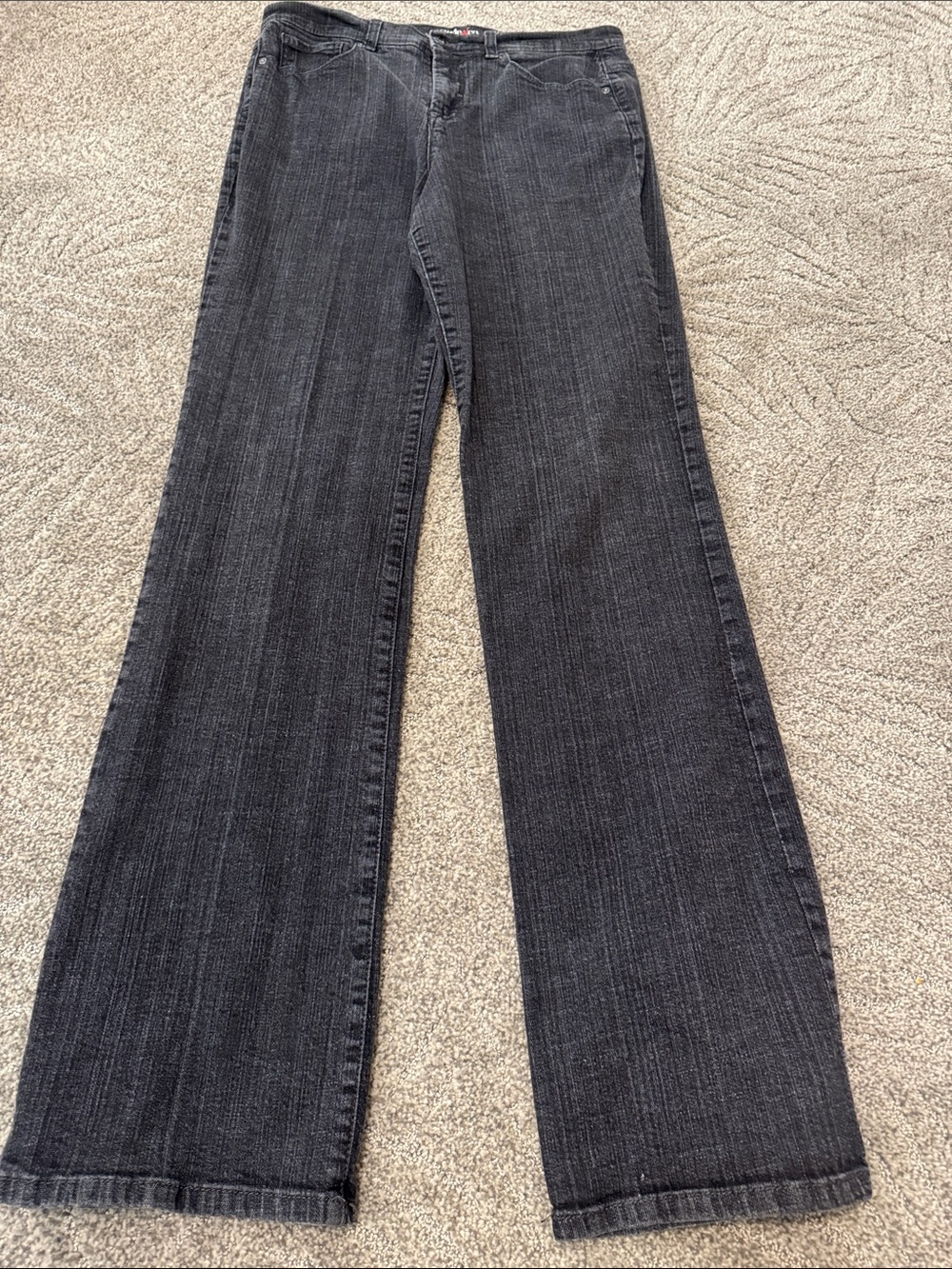 Style & Co. Black Wide-Leg Jeans with Tummy Control
